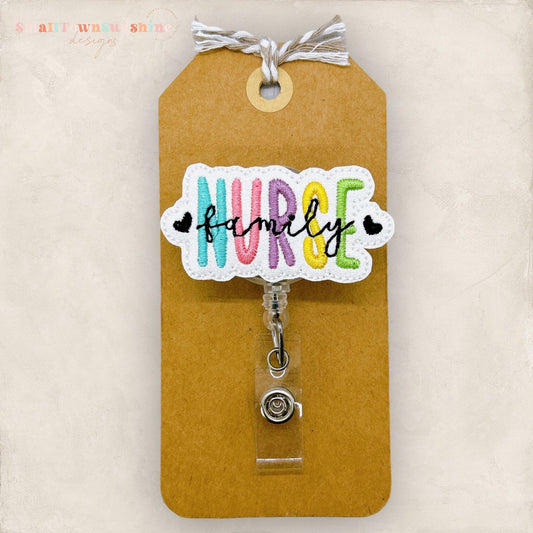 Family Nurse Badge Topper