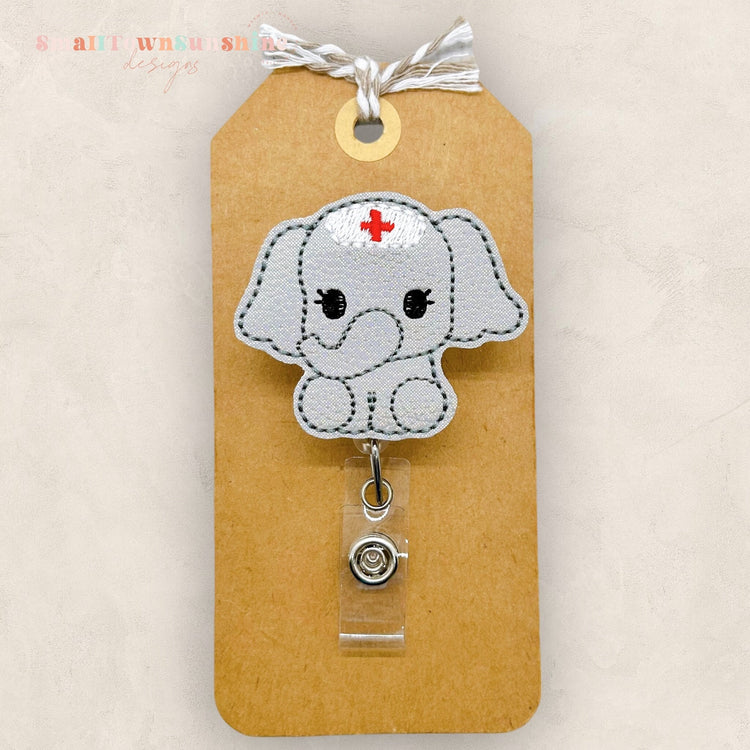 Nurse Elephant Badge Topper