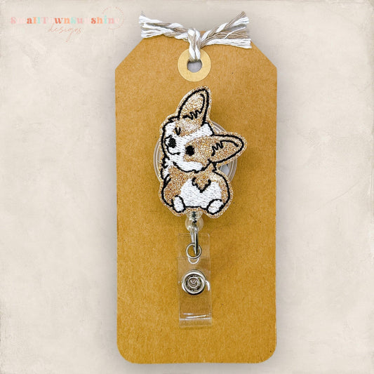 Corgi Badge Topper