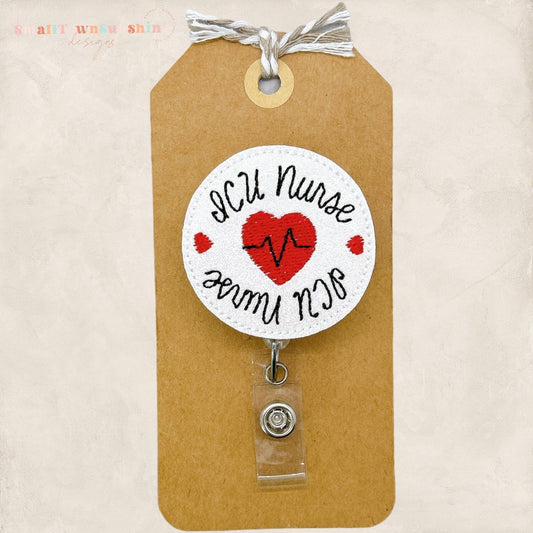 ICU Nurse Badge Topper