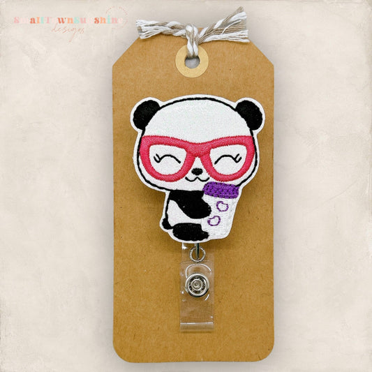 Nerdy Panda Badge Topper