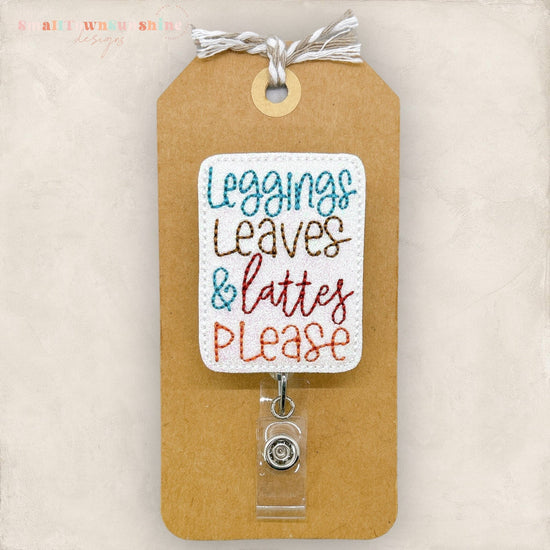 Leggings Leaves & Lattes Please