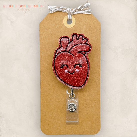 Happy Heart Badge Topper