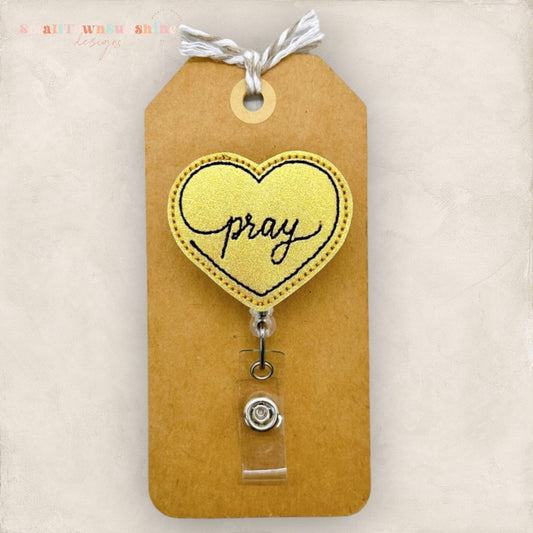 Pray Badge Topper