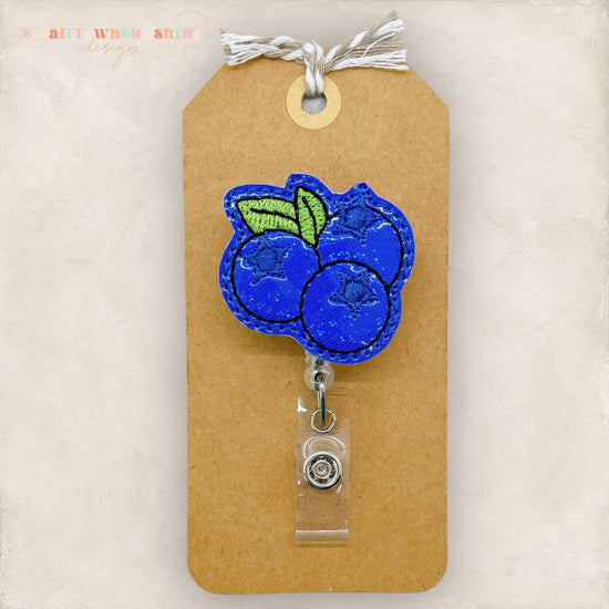 Blueberries Badge Topper