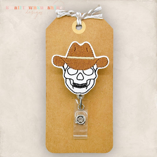 Western Skull Badge Topper