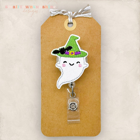 Ghost Witch Badge Topper