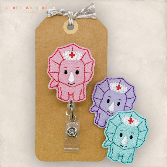 Nurse Dinosaur Badge Topper