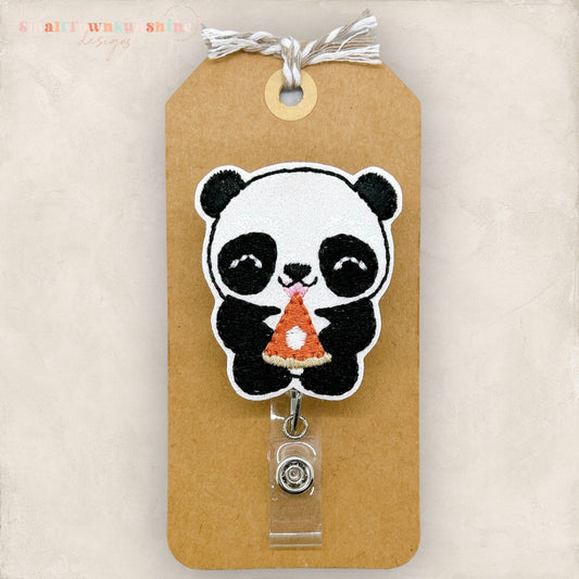 Pumpkin Pie Panda Badge Topper