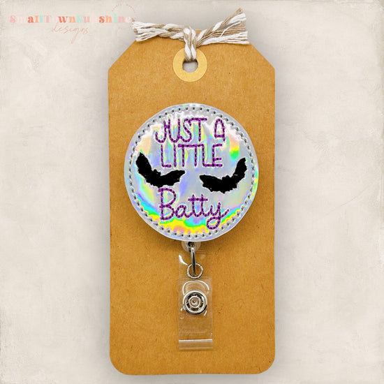Just a Little Batty Badge Topper