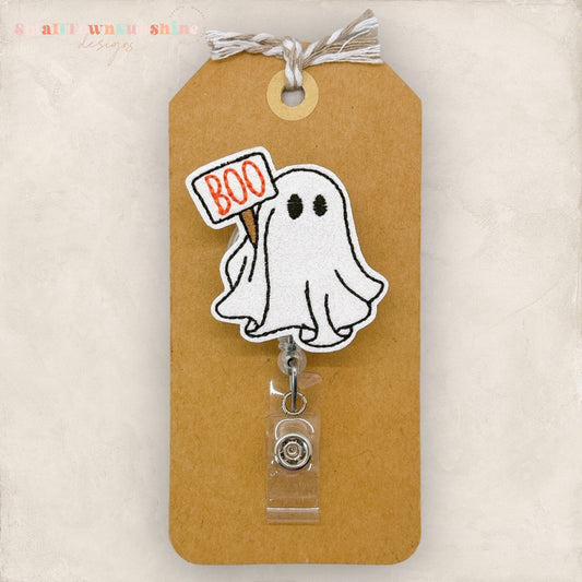Boo Ghost Badge Topper