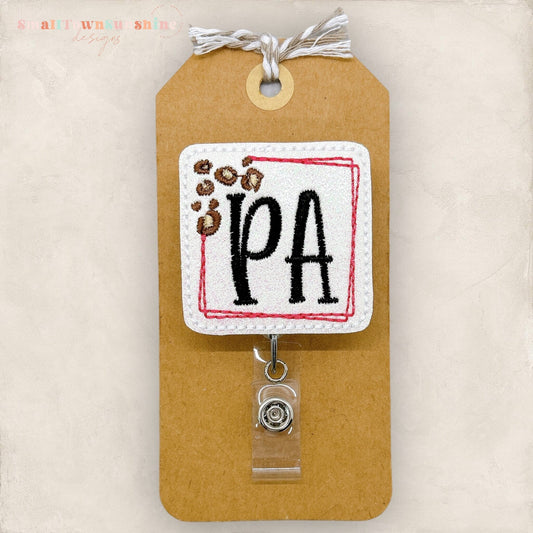 Physician Assistant Badge Topper