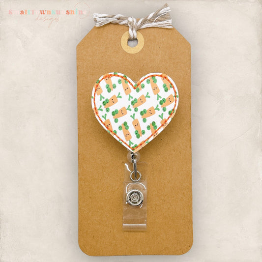 Peas and Carrots Badge Topper