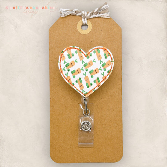 Peas and Carrots Badge Topper