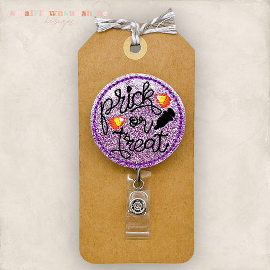 Prick or Treat Badge Topper