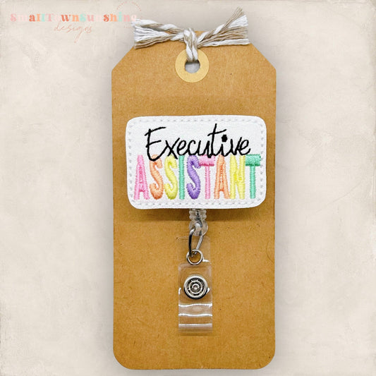 Executive Assistant Badge Topper