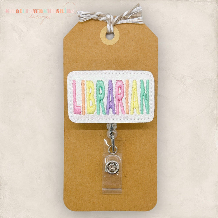 Librarian Badge Topper