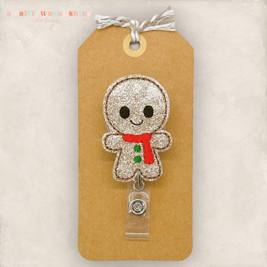 Gingerbread Boy Badge Topper