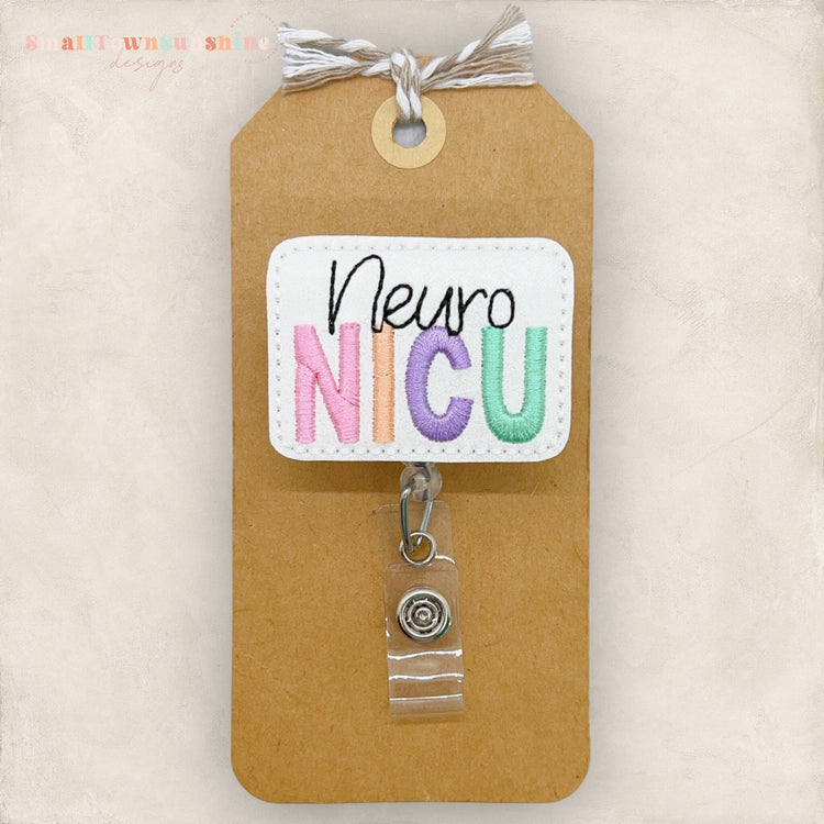 Neuro NICU Badge Topper