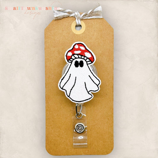 Mushroom Ghost Badge Topper