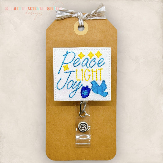 Peace Light Joy Badge Topper