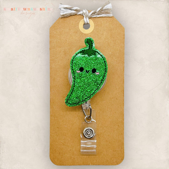 Green Chili Pepper Badge Topper