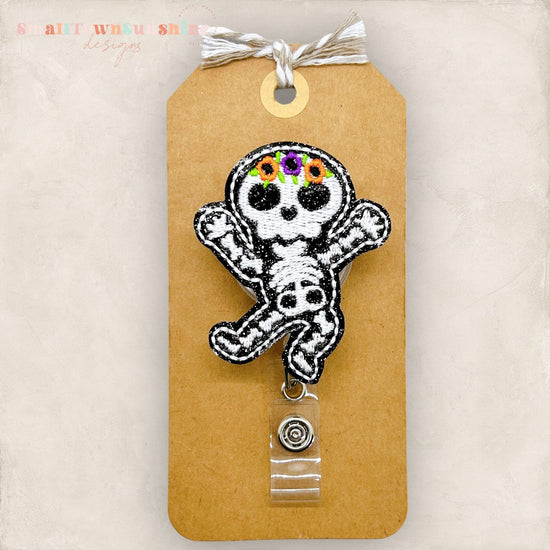 Dancing Skeleton Badge Topper
