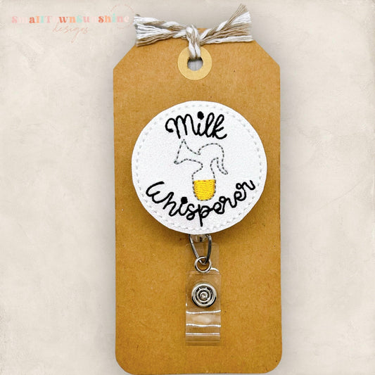 Milk Whisperer Badge Topper