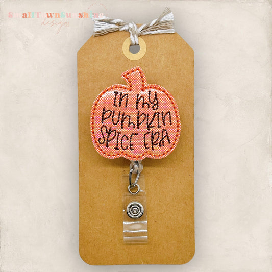 In My Pumpkin Spice Era Badge Topper