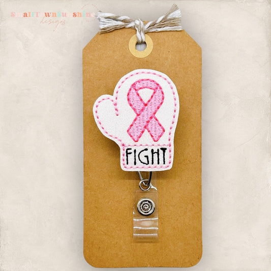 Breast Cancer Badge Topper