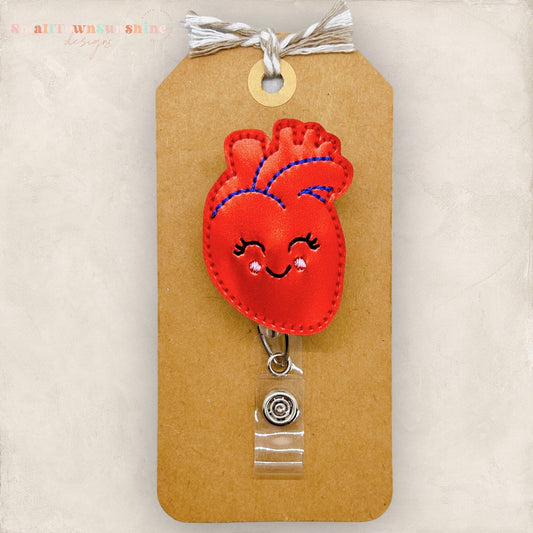 Happy Heart Badge Topper