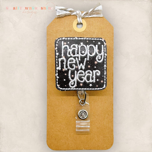 Happy New Year Badge Topper
