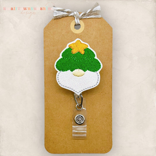 Gnome Tree Hat Badge Topper