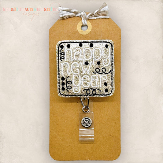 Happy New Year Badge Topper