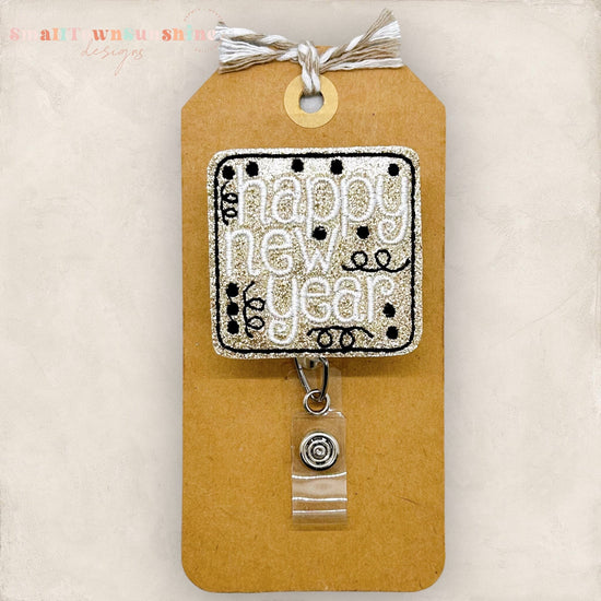Happy New Year Badge Topper
