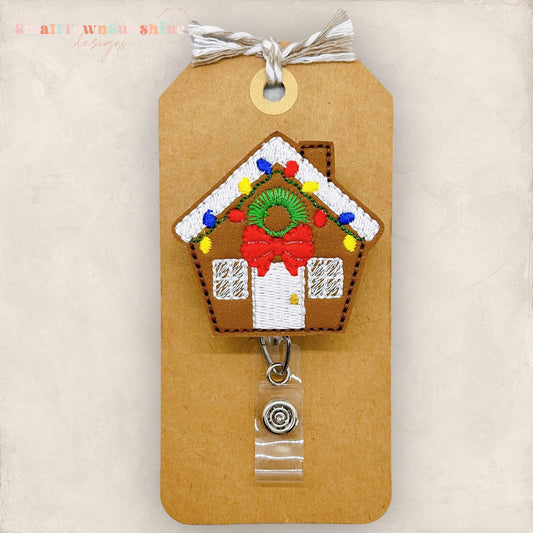 Gingerbread House Badge Topper