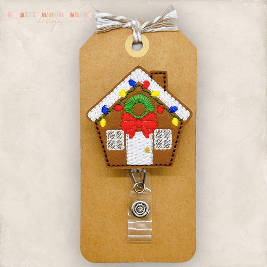 Gingerbread House Badge Topper