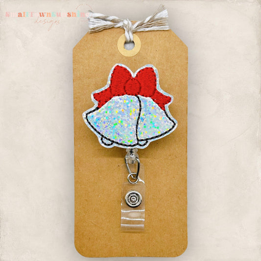 Silver Bells Badge Topper