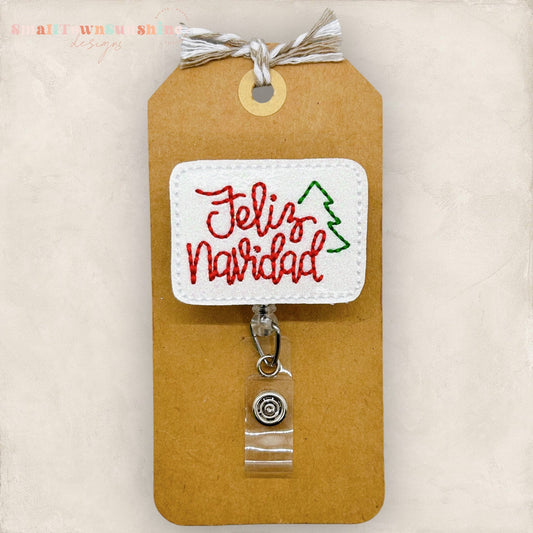 Feliz Navidad Badge Topper