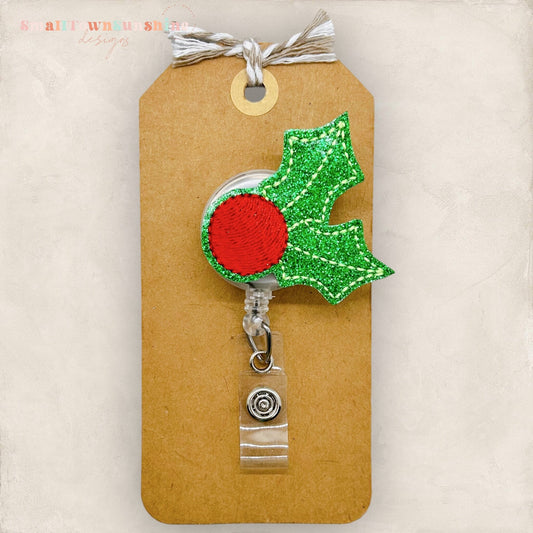 Holly Berry Badge Topper