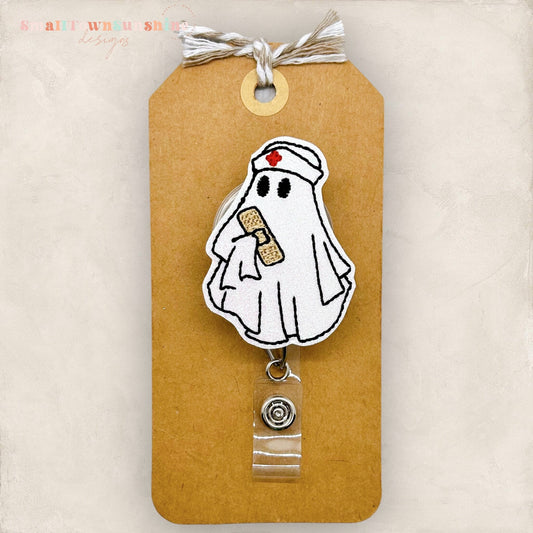 Nurse Ghost Badge Topper