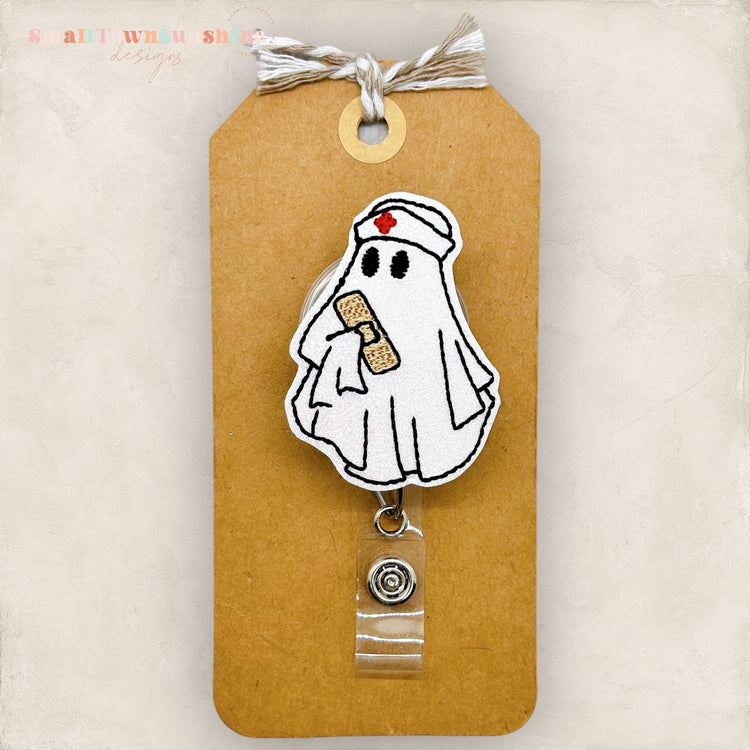 Nurse Ghost Badge Topper