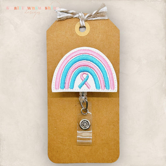 Infant and Pregnancy Loss Rainbow Badge Topper