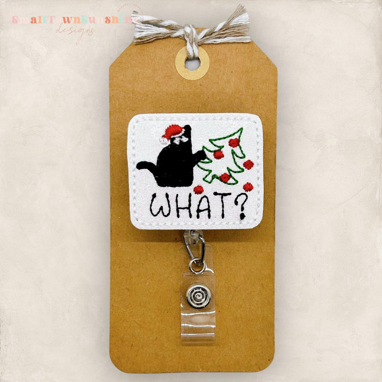 Naughty Cat Badge Topper