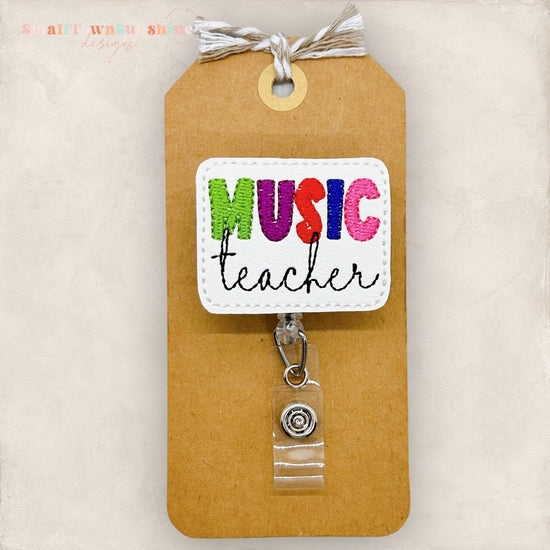 Music Teacher Badge Topper