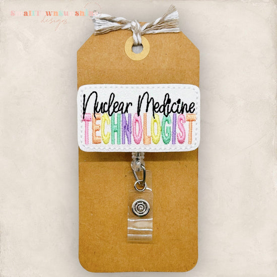 Nuclear Medicine Tech Badge Topper