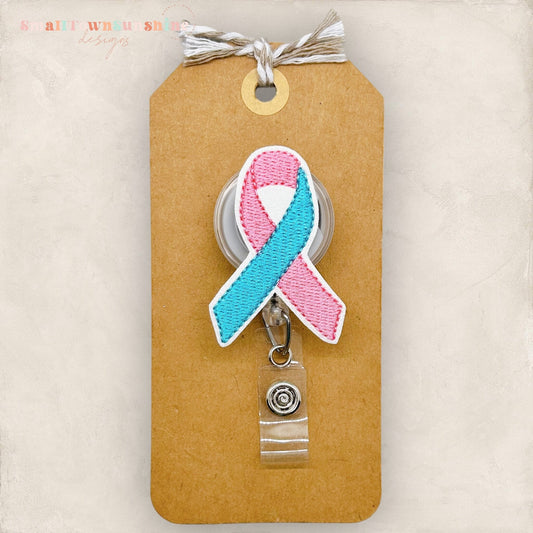 Infant and Pregnancy Loss Ribbon Badge Topper