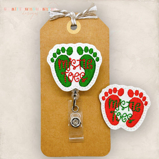 Mistle Toes Badge Topper