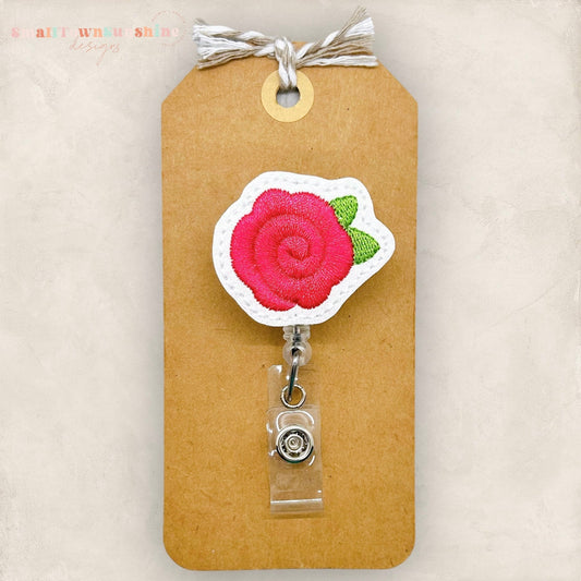 Red Rose Badge Topper