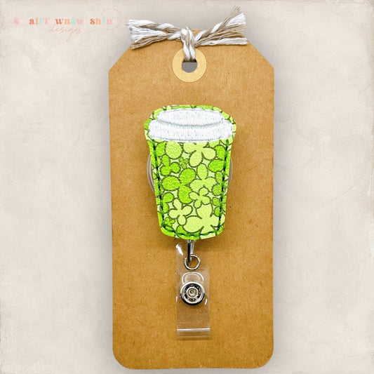 Clover Coffee Badge Topper